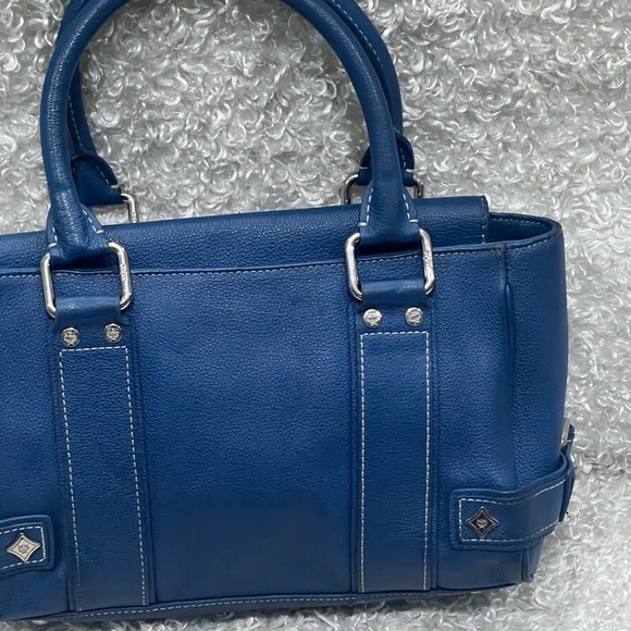 MCM Blue Leather shoulder Bag - Picture 5 of 16